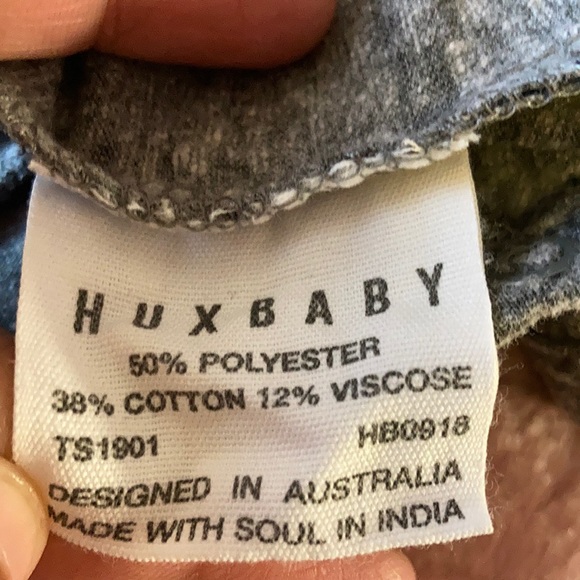 Huxbaby, 0-3 Long Romper, Deep Diving Bear, Ocean - Picture 7 of 8